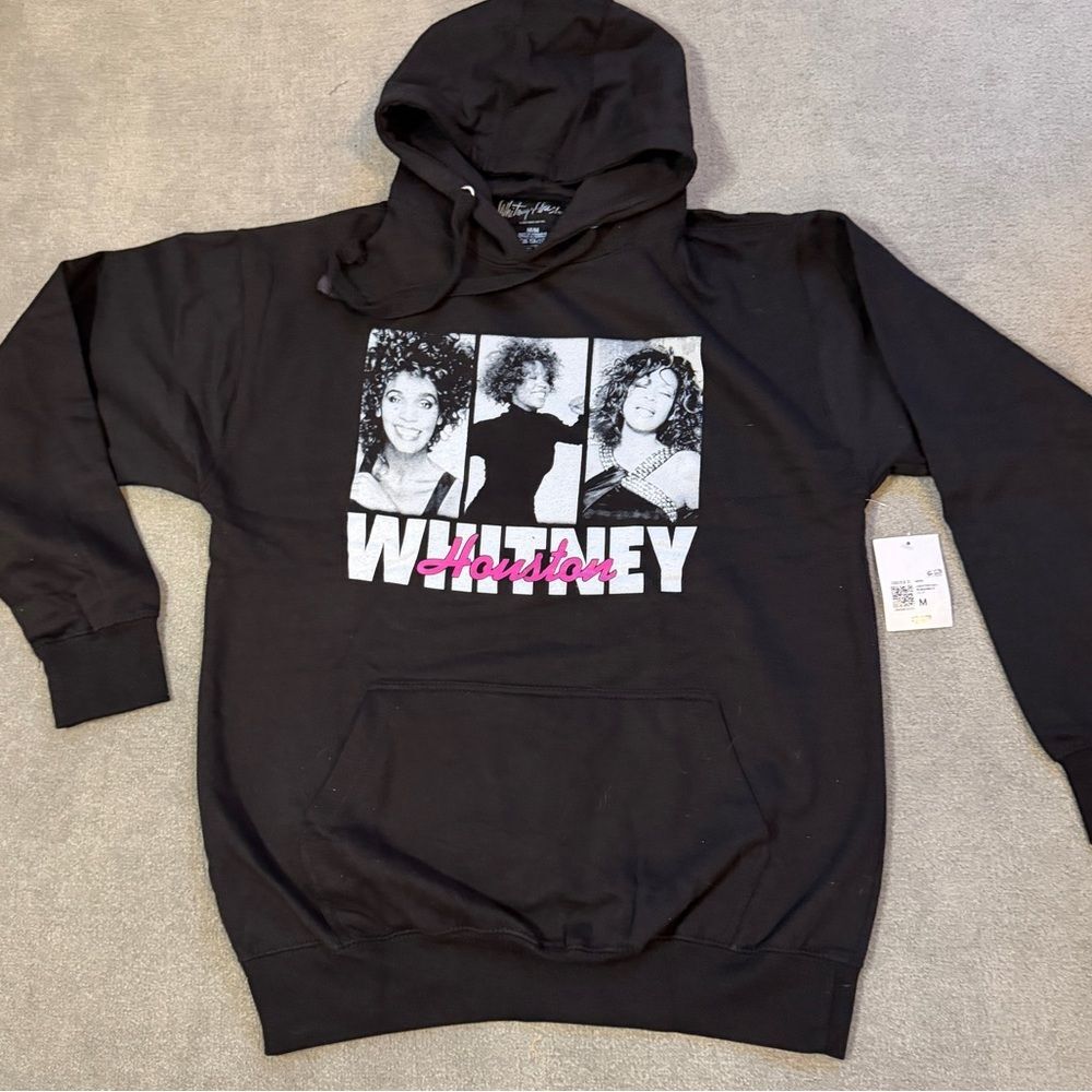 NWT - Whitney Houston Hoodie - Medium Black
